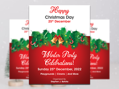 Christmas Flyers 2022 Happy Christmas Flyer Design 2022 By Gfxartiste On Dribbble