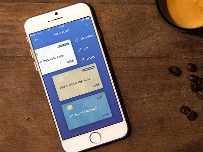 Cardinal Wallet Screen (Cards list) best. offers. ux card cardinal credit card ios ui wallet