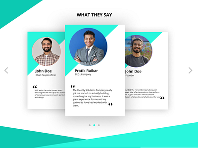 Testimonial Design design ui