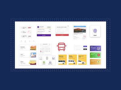 Components 3d design graphic design ui vector