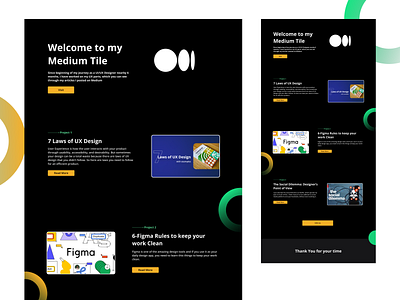 Medium Tile article behance branding cypto medium portfolio ui uiux ux uxarticle web webdesign