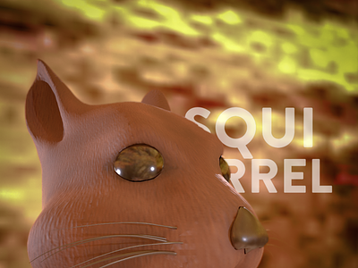 Squirrel 3d animation