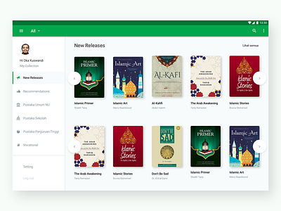 Book Desktop App Concept