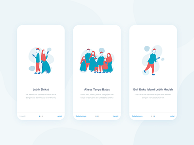 ⁣⁣Muslim United (MU) Concept android android app community illustration indonesia mobile mobile app mobile app design mobile design mobile ui muslim onboarding ui uidesign united ustadz ux