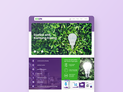 Ecolink Product Launching Event Landing Page event event website landing page product product website ui ux web web design website website design