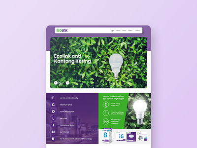 Ecolink Product Launching Event Landing Page