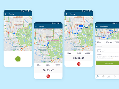 Bogor City of Runners App Concept: Running flow bogor city city branding community interface design maps mobile app run runner runner app runner mobile app running sport ui ux