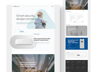 AQILA Landing Page Concept