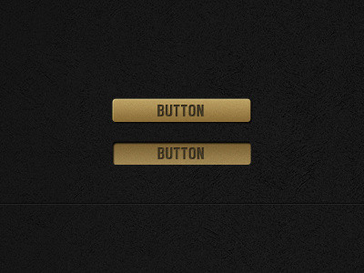 Buttons black button gold texture ui