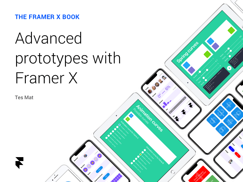 The Framer X book book design framer framer x gif prototyping ux