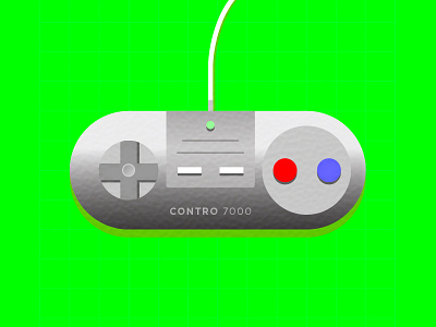 Retro Controller Illustration