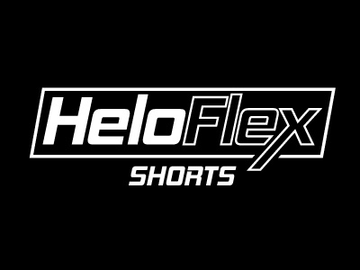 HeloFlex logo apparel brand branding clothing identity logo mark shorts workout