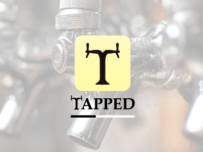 Tapped App app application bar beer branding design iphone logo mark screen ui ux