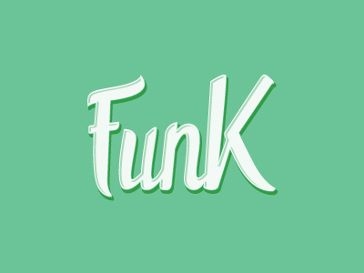 Funk art brushtype calligraphy drawing handlettering letter type typography