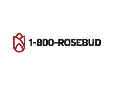 Rosebud - #ThirtyLogos flower logo mark rose thirtylogos