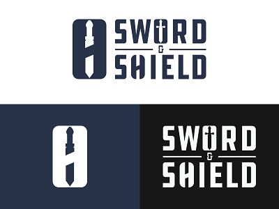 Sword & Shield - #ThirtyLogos branding design icon lock logo mark security shield sword thirtylogos