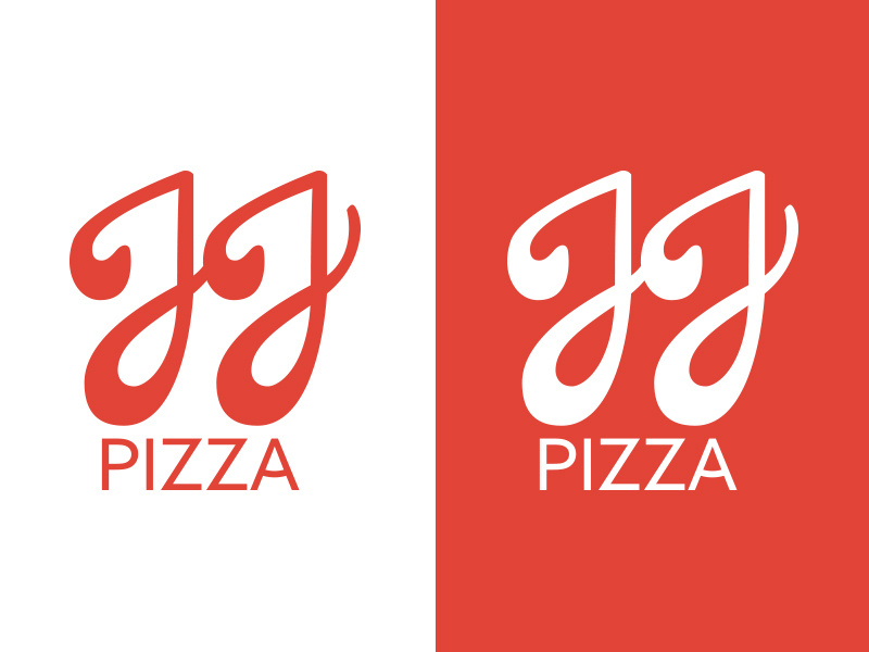 JJ Pizza - #ThirtyLogos thirtylogos hand lettering pizza design branding mark logo