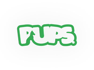 Pups - #ThirtyLogos animal branding design dog icon logo mark thirtylogos