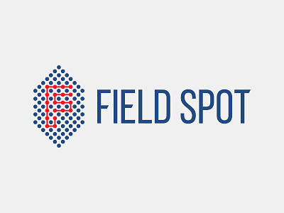 Field Spot - #ThirtyLogos design dots football icon logo mark