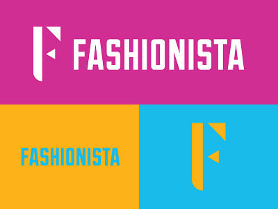 Fashionista - #ThirtyLogos branding design f fashion icon logo mark