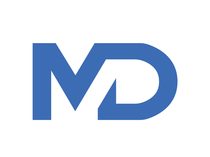 MD Logo Animation animation brand branding design gif icon logo mark symbol