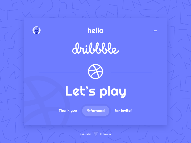 Hello Dribbble