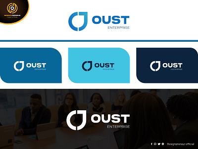 OUST Enterprise Business Logo Designing