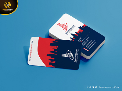 Vertical Modern & Unique Business Cards Design