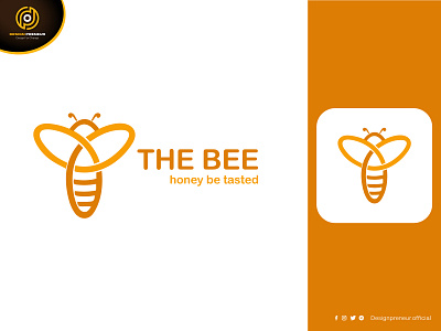 Honey Bee Logo Design