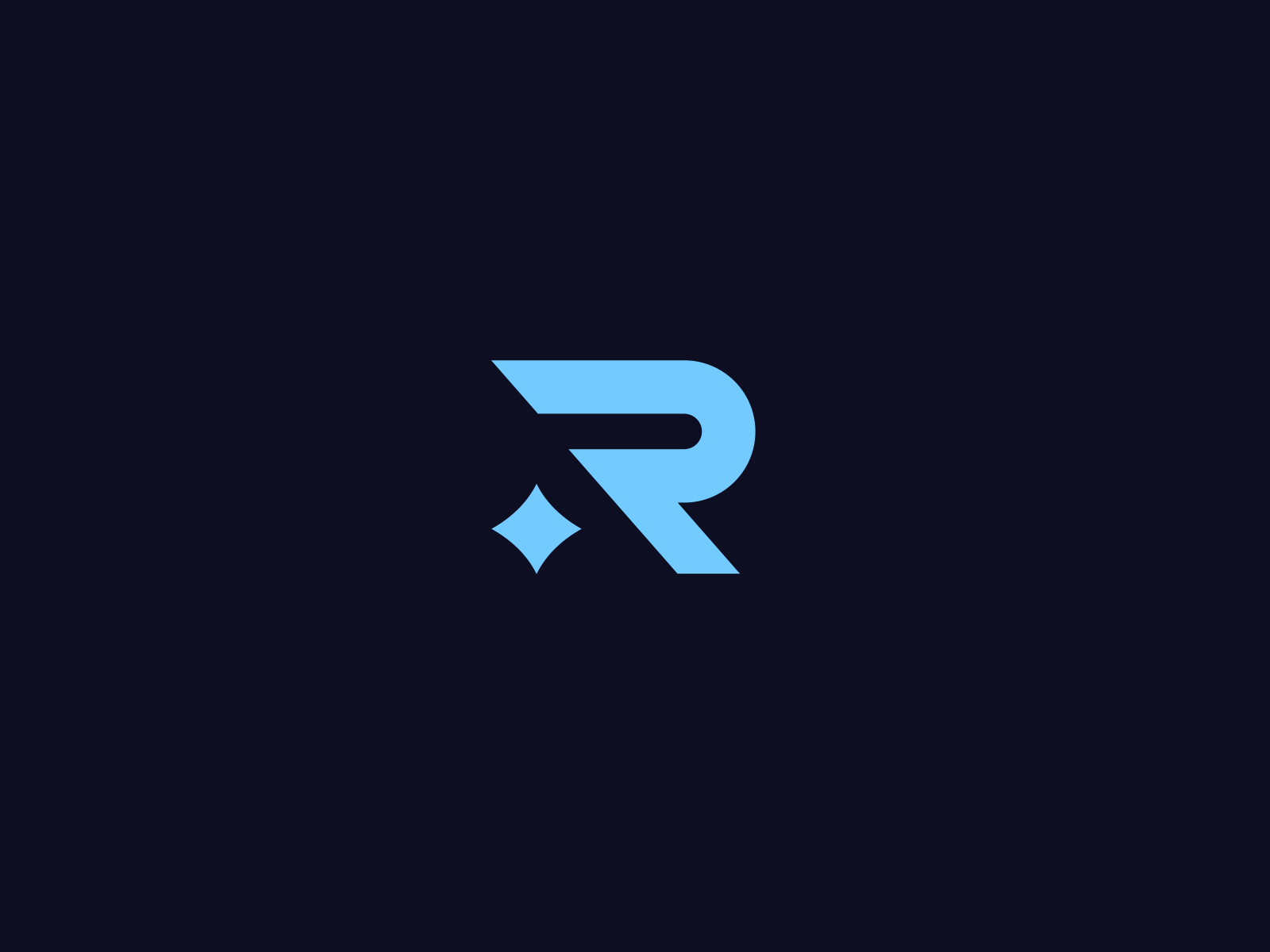 R + star logo by Asper on Dribbble