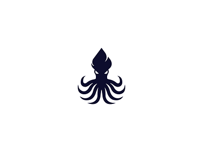 Squid animal logo logo design octopus squid