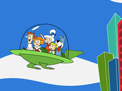 Jetsons design graphic illustration