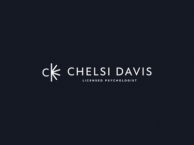 Chelsi Davis | Brand Identity bold brand branding c d design health logo logo design mental mental health minimal psychologist psychology simple therapist therapy vintage wellness