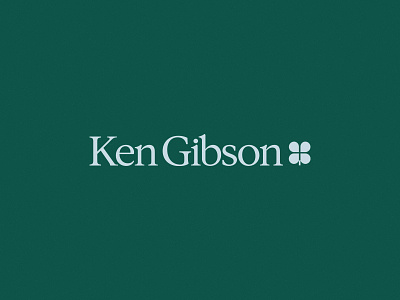 Ken Gibson | Brand Identity 🍀 bold brand branding clover cross design faith ireland irish logo logo design minimal ministry pastor philanthropy simple speaker