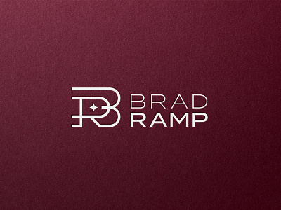 Brad Ramp Music | Brand Identity artist b brand branding christian church concert design leader logo logo design minimal monogram music musician r simple star worship