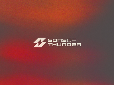 🌩 Sons Of Thunder 🌩 bolt brand branding design geometric gradient james john lightning logo logo design minimal s simple storm strike texture thunder