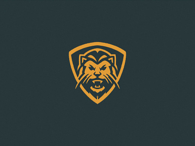 Lion's Den | Sketch badge branding crest cross design exercise fit fitness gym ipad lion logo minimal nutrition procreate sketch sports teeth
