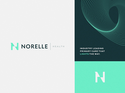 Norelle Health | Unused bold boutique brand branding care design doctor h health logo logo design minimal n nh primary simple texture trendy wave