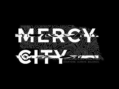 Mercy City Church Shirt Design design illustration liquid map merch nebraska shirt t shirt