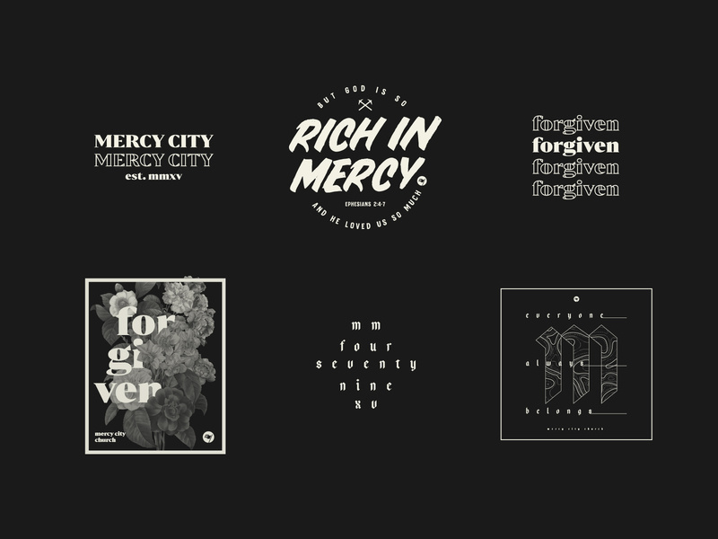 Mercy City Fall Merch apparel apparel design church city design floral forgiven hat merch merchdesign mercy ministry shirt