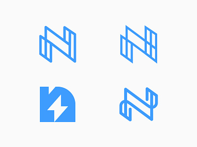 N Logo Concepts bold brand brand design branding design icon logo logo design minimal modern monogram n n logo simple