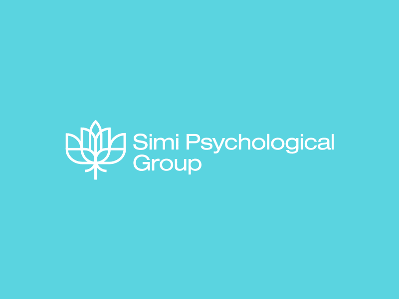 Simi Psych | Brand Identity bold brand brand design branding business card design logo logo design lotus minimal mock up mockup psychology therapy