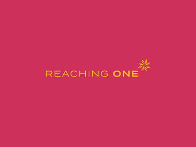 Reaching One | Concept abstract bold brand brand design branding campaign design geometric icon logo logo design mark ministry simple