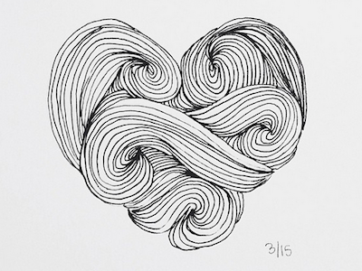Daily Heart dailyheart2014 heart illustration micron