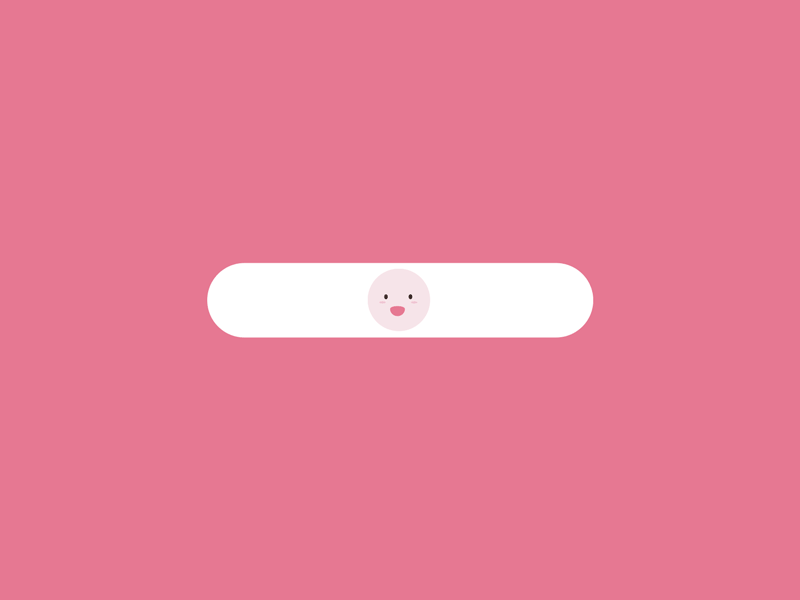 Little pink ball animate ball face gif motion pink slide smile