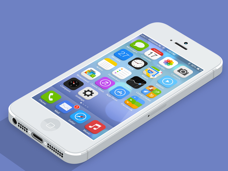 How I want iOS7 to look like by Jeffrey de Groot on Dribbble