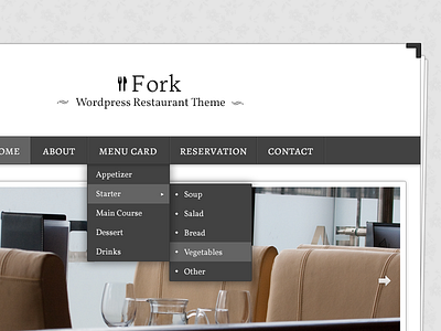 Wordpress Restaurant Theme food menu card restaurant slider theme wip wordpress