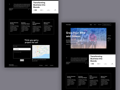 Prihal Data Website UI Concept design ui web