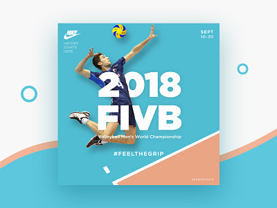 Volleyball Men's World Championship graphic design illustration