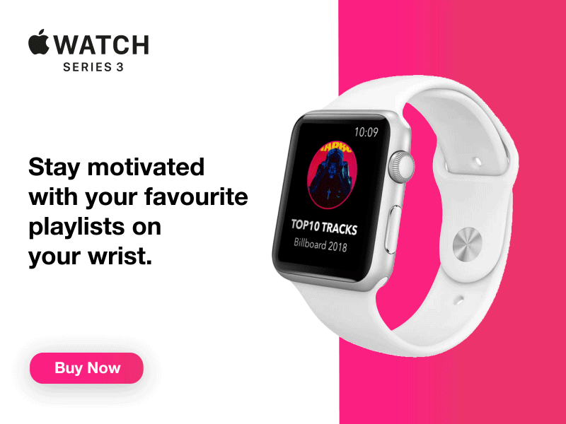 Apple Watch Music concept adobexd clean colourful concept fresh interaction design minimal ui design watch